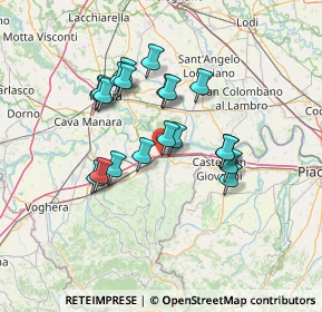 Mappa Via Valle Badia, 27049 Stradella PV, Italia (11.7235)