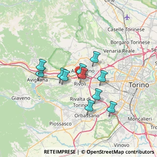 Mappa Viale di Nanni Dante, 10098 Rivoli TO, Italia (5.63273)