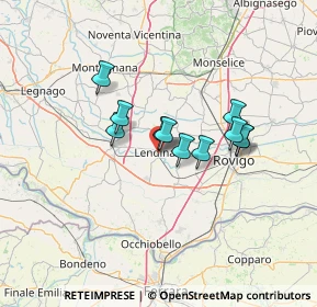 Mappa Via della Pace, 45026 Lendinara RO, Italia (9.79455)