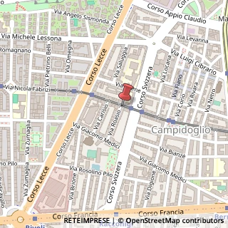 Mappa Via Nicola Fabrizi, 37, 10143 Torino, Torino (Piemonte)
