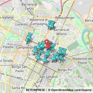 Mappa Via Sigismondo Gerdil, 10152 Torino TO, Italia (1.342)