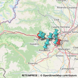 Mappa Via della Repubblica, 10051 Avigliana TO, Italia (9.56273)