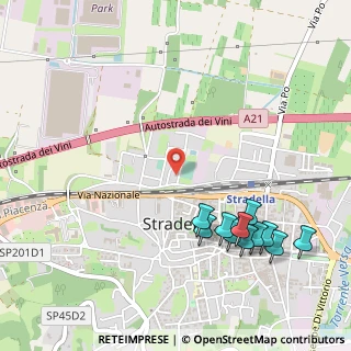 Mappa Via Tevere, 27049 Stradella PV, Italia (0.62364)