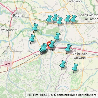 Mappa Via Tevere, 27049 Stradella PV, Italia (6.16158)