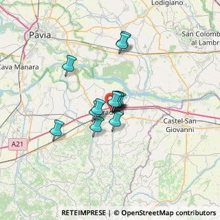 Mappa Via Tevere, 27049 Stradella PV, Italia (4.22462)