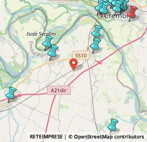 Mappa Via Centro, 29010 Monticelli d'Ongina PC, Italia (6.6545)