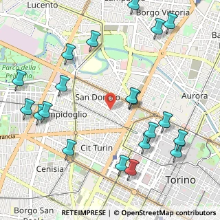 Mappa Via Perugia 20 via Rubino 45 Via Ormea 44 via Gaidano, 10152 Torino TO, Italia (1.3235)