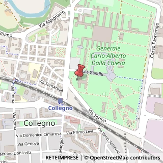 Mappa Via Torino, 1, 10093 Collegno, Torino (Piemonte)