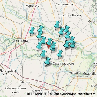 Mappa Via Caselle, 26042 Cingia De' botti CR, Italia (10.6045)