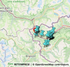 Mappa Viale S. Rocco, 10052 Bardonecchia TO, Italia (10.5395)