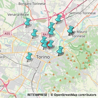 Mappa Via Perugia, 10152 Torino TO, Italia (2.92154)