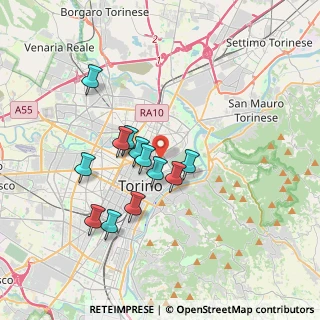 Mappa Via Perugia, 10152 Torino TO, Italia (3.07083)