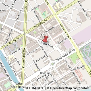 Mappa Via Perugia, 36, 10152 Torino, Torino (Piemonte)
