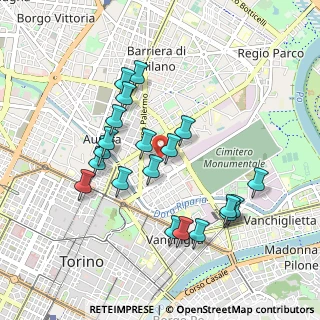 Mappa Via Perugia, 10152 Torino TO, Italia (0.8995)