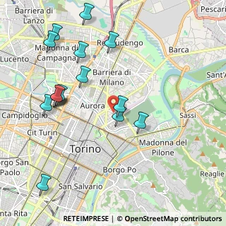 Mappa Via Perugia, 10152 Torino TO, Italia (2.29667)