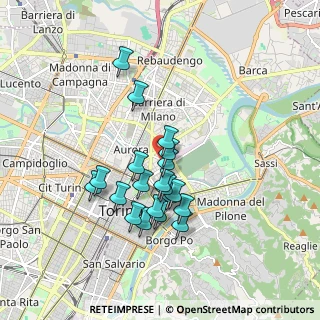 Mappa Via Perugia, 10152 Torino TO, Italia (1.516)