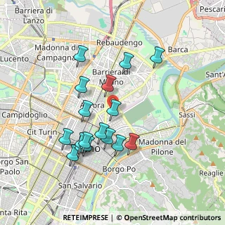 Mappa Via Perugia, 10152 Torino TO, Italia (1.72353)