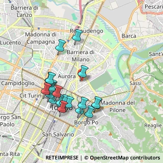 Mappa Via Perugia, 10152 Torino TO, Italia (1.8485)