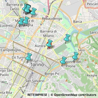 Mappa Via Perugia, 10152 Torino TO, Italia (2.84357)