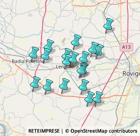 Mappa Via P. Nenni, 45026 Lendinara RO, Italia (5.75789)