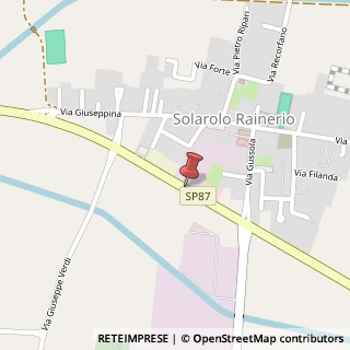 Mappa SP87, 26030 Solarolo Rainerio CR, Italia, 26030 Solarolo Rainerio, Cremona (Lombardia)