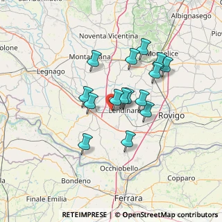 Mappa Via Sabbioni Argine, 45026 Lendinara RO, Italia (11.37267)