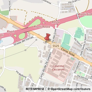 Mappa Corso Susa, 235, 10098 Rivoli, Torino (Piemonte)