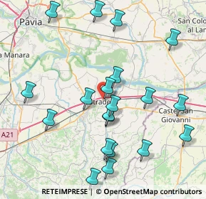 Mappa Strada per Corriggio, 27049 Stradella PV, Italia (8.79)