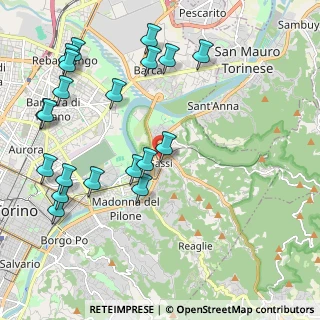 Mappa Via Carlo Della Porta, 10132 Torino TO, Italia (2.4965)