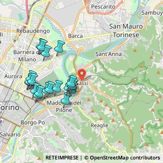Mappa Via Carlo Della Porta, 10132 Torino TO, Italia (2.06)