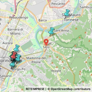 Mappa Via Carlo Della Porta, 10132 Torino TO, Italia (3.33222)