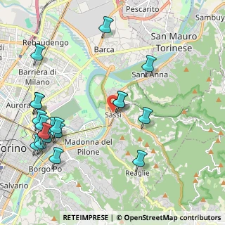 Mappa Piazza Gustavo Modena, 10132 Torino TO, Italia (2.52737)