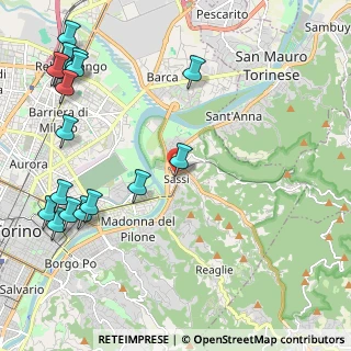 Mappa Via Carlo Della Porta, 10132 Torino TO, Italia (2.94235)