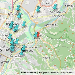Mappa Via Carlo Della Porta, 10132 Torino TO, Italia (2.871)