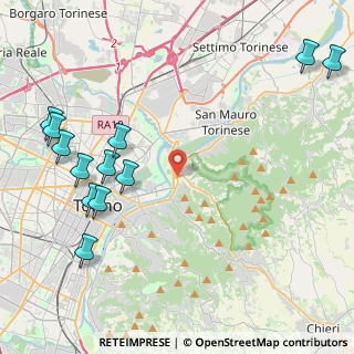 Mappa Via Carlo Della Porta, 10132 Torino TO, Italia (5.51417)