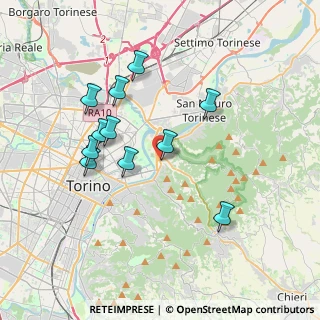 Mappa Piazza Gustavo Modena, 10132 Torino TO, Italia (3.47545)