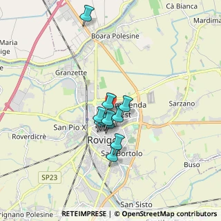 Mappa Via Antonio Canova, 45100 Rovigo RO, Italia (1.22909)