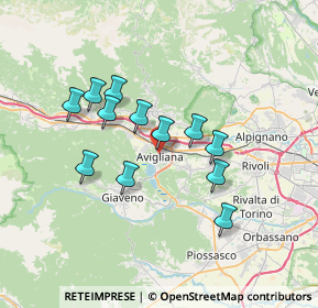 Mappa 10051 Avigliana TO, Italia (5.98417)