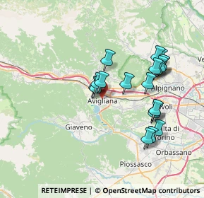 Mappa 10051 Avigliana TO, Italia (6.904)