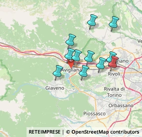 Mappa 10051 Avigliana TO, Italia (5.67182)