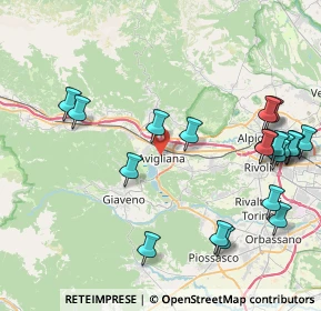 Mappa 10051 Avigliana TO, Italia (9.9025)