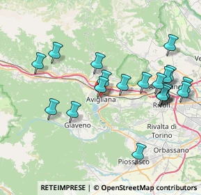 Mappa 10051 Avigliana TO, Italia (8.219)