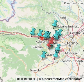 Mappa 10051 Avigliana TO, Italia (8.71933)