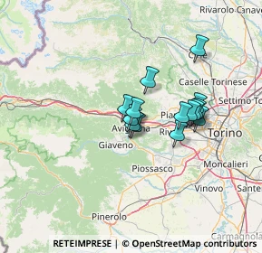 Mappa 10051 Avigliana TO, Italia (9.52643)