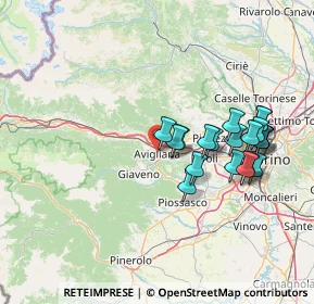 Mappa 10051 Avigliana TO, Italia (14.0765)