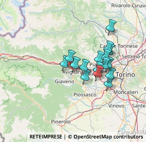 Mappa 10051 Avigliana TO, Italia (10.915)