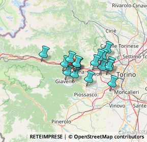 Mappa 10051 Avigliana TO, Italia (9.025)