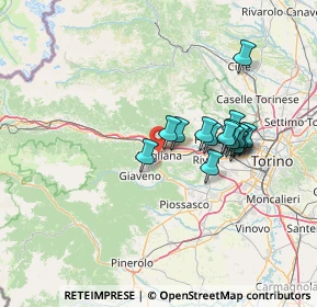 Mappa 10051 Avigliana TO, Italia (11.62)