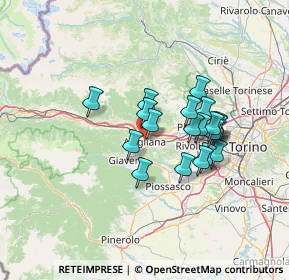 Mappa 10051 Avigliana TO, Italia (10.964)