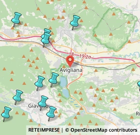 Mappa 10051 Avigliana TO, Italia (6.08167)